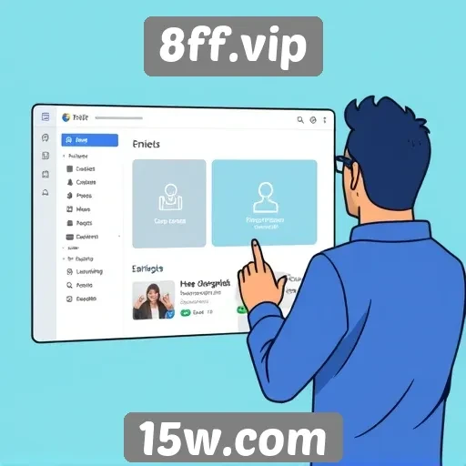 Análise da interface do usuário do 8ff.vip